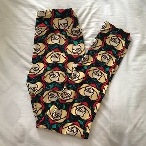 Lularoe Disney Alice in Wonderland Leggings